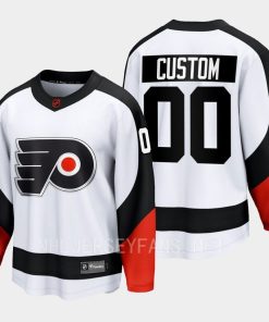 Custom Philadelphia Flyers 2022 Special Edition 20 Breakaway White Jersey