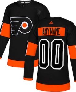 Custom Philadelphia Flyers Black Alternate Jersey