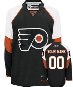 Custom Philadelphia Flyers Black Jersey