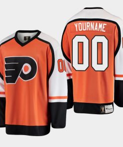 Custom Philadelphia Flyers Heritage Player Premier Orange Jersey