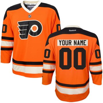 Custom Philadelphia Flyers Orange Alternate Hockey Jersey