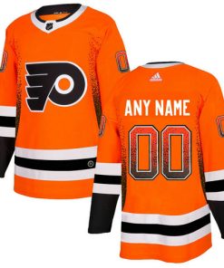 Custom Philadelphia Flyers Orange Drift Fashion Jersey