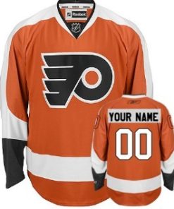 Custom Philadelphia Flyers Orange Jersey