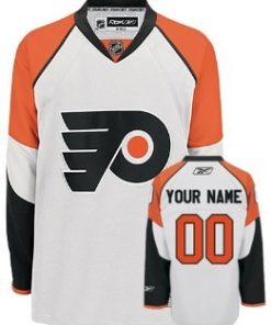 Custom Philadelphia Flyers White Jersey