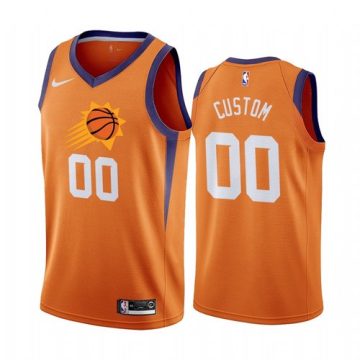 Custom Phoenix Suns Orange 2019 20 Statement Edition Jersey