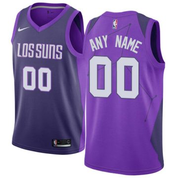Custom Phoenix Suns Purple Swingman City Edition Jersey