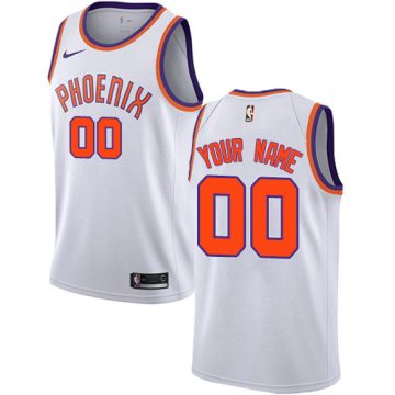Custom Phoenix Suns Swingman White Association Edition Jersey
