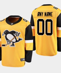 Custom Pittsburgh Penguins 2019 Breakaway Gold Alternate Jersey