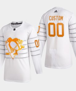 Custom Pittsburgh Penguins 2020 All-star Game White Jersey