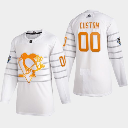 Custom Pittsburgh Penguins 2020 All-star Game White Jersey