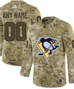 Custom Pittsburgh Penguins Camo Jersey
