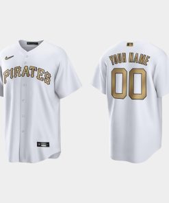 Custom Pittsburgh Pirates 2022 All-star Game Cool Base Jersey White