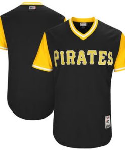 Custom Pittsburgh Pirates Black 2017 Players Weekend Team Jersey