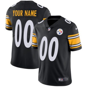Custom Pittsburgh Steelers Black Vapor Untouchable Player Limited Jersey