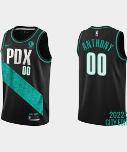 Custom Portland Trail Blazers Active Player 2022-23 Black City Edition Stitched Basketball Jersey