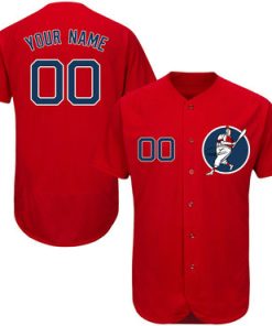 Custom Red Sox Red Flexbase New Design Jersey