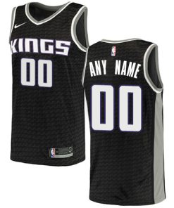 Custom Sacramento Kings Black Swingman City Edition Jersey