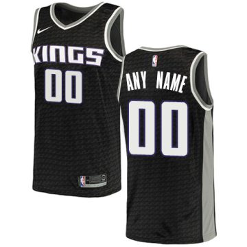 Custom Sacramento Kings Black Swingman City Edition Jersey