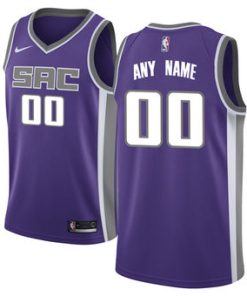 Custom Sacramento Kings Purple Swingman Icon Edition Jersey