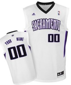 Custom Sacramento Kings White Jersey