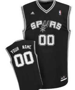 Custom San Antonio Spurs Black Jersey