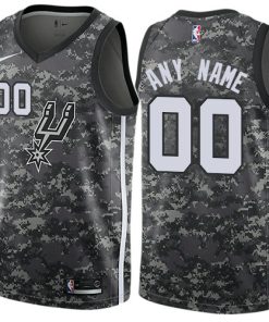Custom San Antonio Spurs Camo City Edition Jersey