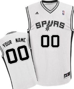Custom San Antonio Spurs White Jersey