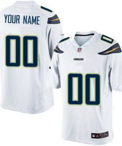 Custom San Diego Chargers 2013 White Limited Jersey