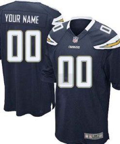 Custom San Diego Chargers Navy Blue Limited Jersey