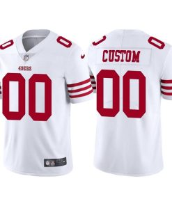 Custom San Francisco 49ers 2022 New White Vapor Untouchable Stitched Football Jersey
