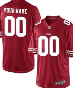 Custom San Francisco 49ers Red Limited Jersey
