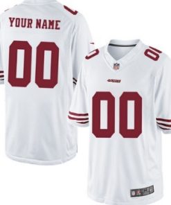 Custom San Francisco 49ers White Limited Jersey