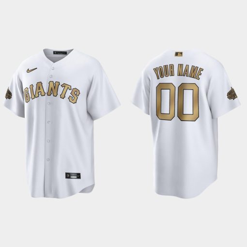 Custom San Francisco Giants 2022 All-star Game Cool Base Jersey White