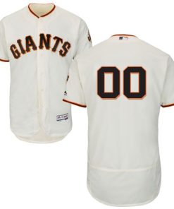 Custom San Francisco Giants Cream Flexbase Collection Jersey