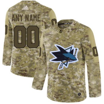 Custom San Jose Sharks Camo Jersey