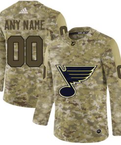 Custom St Louis Blues Camo Jersey