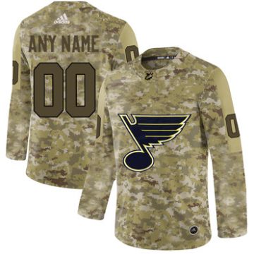 Custom St Louis Blues Camo Jersey