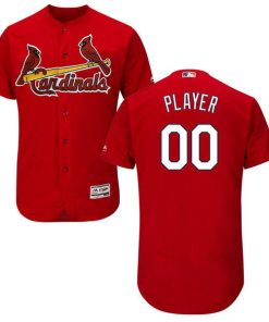 Custom St. Louis Cardinals Red Flexbase Collection Jersey