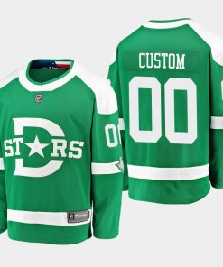 Custom Stars Green 2020 Winter Classic Breakaway Player Jersey