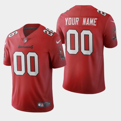 Custom Tampa Bay Buccaneers 2020 Vapor Limited Red Jersey