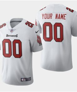 Custom Tampa Bay Buccaneers 2020 Vapor Limited White Jersey