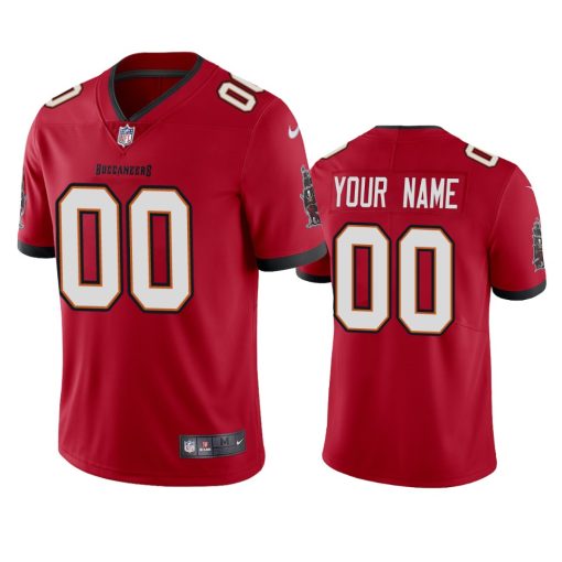 Custom Tampa Bay Buccaneers Red 2020 Vapor Limited Jersey