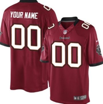 Custom Tampa Bay Buccaneers Red Limited Jersey