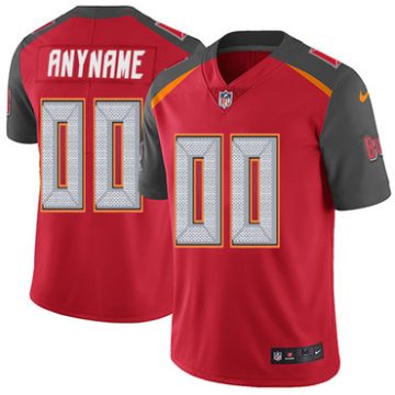Custom Tampa Bay Buccaneers Red Vapor Untouchable Player Limited Jersey