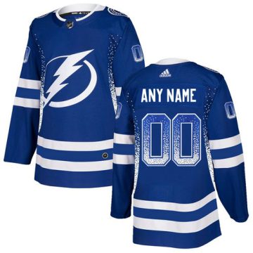Custom Tampa Bay Lightning Blue Drift Fashion Jersey