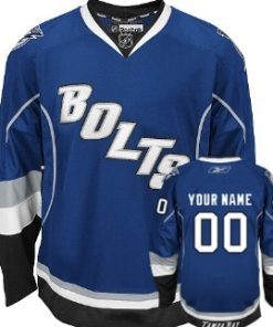 Custom Tampa Bay Lightning Blue Third Jersey