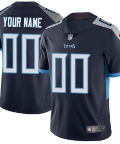 Custom Tennessee Titans Navy Blue Hom Vapor Untouchable Limited Football Jersey