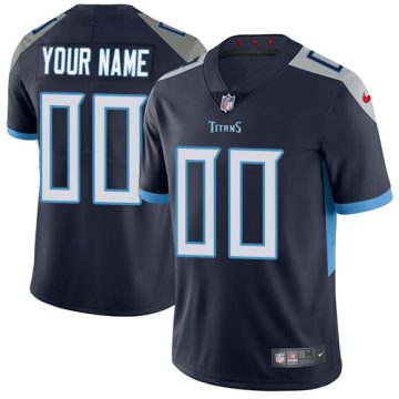 Custom Tennessee Titans Navy Blue Hom Vapor Untouchable Limited Football Jersey