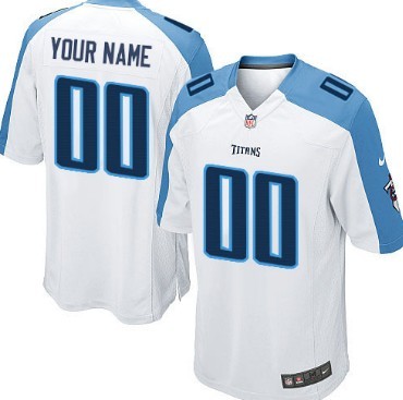 Custom Tennessee Titans White Limited Jersey - Heretro.com