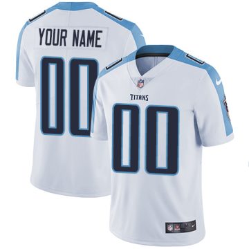 Custom Tennessee Titans White Vapor Untouchable Player Limited Jersey